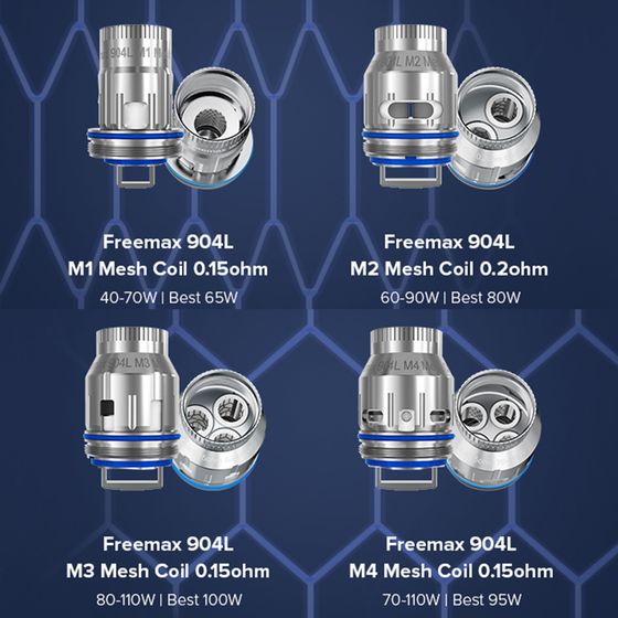 FreeMax Mesh Pro 2 M4 Quad Coils 0.15ohm