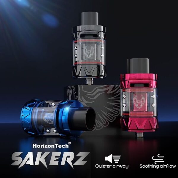 HorizonTech Sakerz Tank Purplish Red ( Free Bubble Glass )