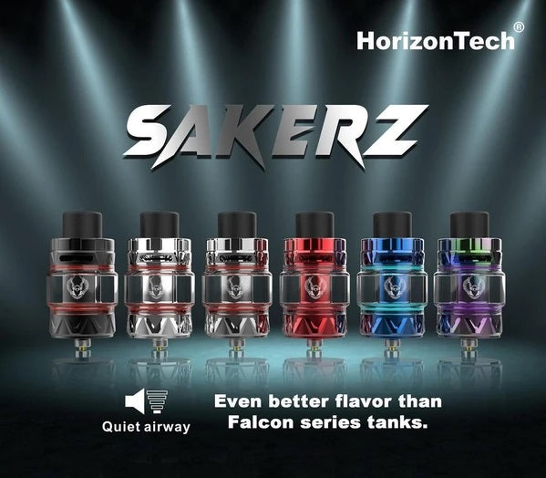 HorizonTech Sakerz Tank Silver ( Free Bubble Glass )