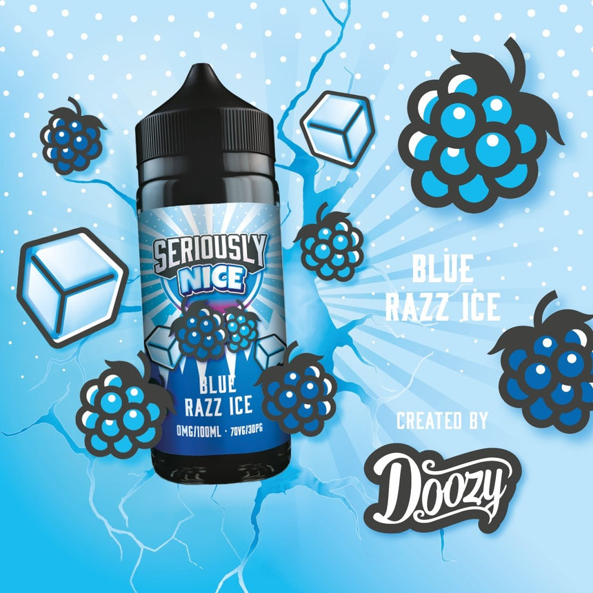 Seriously Nice Blue Razz by Doozy - 100ml