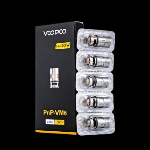 Voopoo PnP VM6 Mesh Coils – 0.6ohm / 60-80w